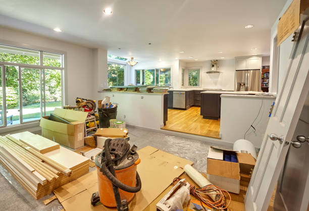Professional Kitchen Flooring technician working in Leesburg, VA